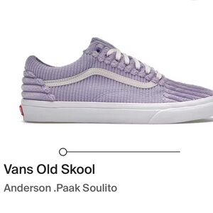 Vans Purple Old Skool Sneakers Corduroy